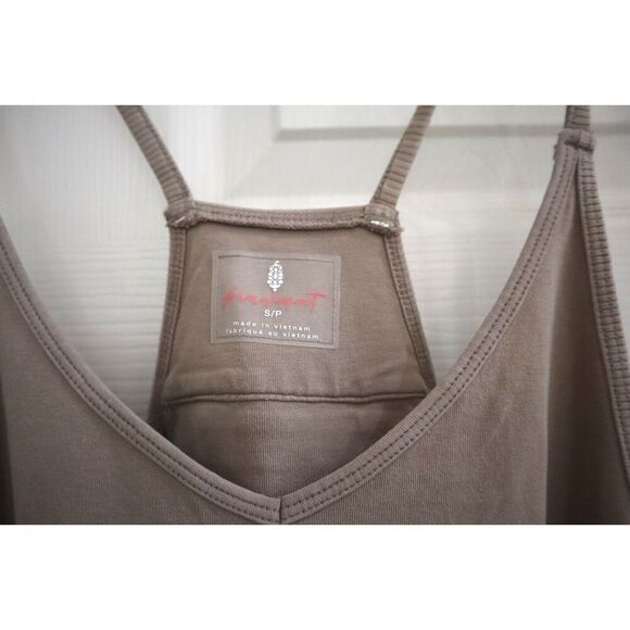 Free People Movement OB1239677 Women's Sz Small Light Brown Hot Shot Jumpsuit - Picture 5 of 13